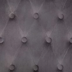 VidaXL Chaise à dossier haut Gris Velours -Fauteuils Soldes image 6 281377