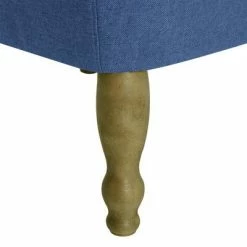 VidaXL Chaise française Bleu Tissu -Fauteuils Soldes image 6 282125