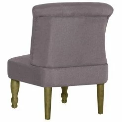 VidaXL Chaises françaises 2 pcs Taupe Tissu 13 VidaXL Chaises françaises 2 pcs Taupe Tissu -Fauteuils Soldes image 6 282138