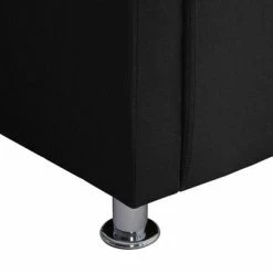 VidaXL Fauteuil cube Noir Tissu -Fauteuils Soldes image 6 282149