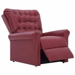 VidaXL Chaise inclinable Rouge bordeaux Similicuir -Fauteuils Soldes image 6 282171