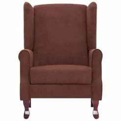 VidaXL Fauteuil inclinable Marron Tissu -Fauteuils Soldes image 6 282211