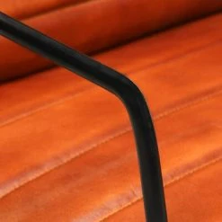 VidaXL Fauteuil Brun roux Cuir véritable 13 VidaXL Fauteuil Brun roux Cuir véritable -Fauteuils Soldes image 6 284411