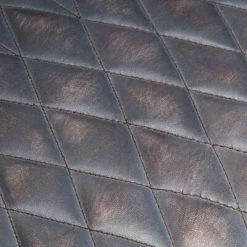 VidaXL Fauteuil tube Gris 62x58x65 cm Cuir véritable -Fauteuils Soldes image 6 286945