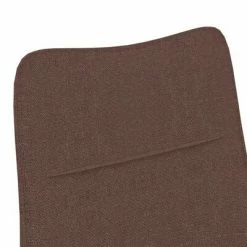 VidaXL Chaise de canapé avec repose-pied Marron Tissu -Fauteuils Soldes image 6 288605