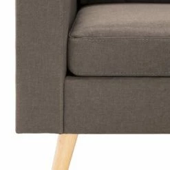 VidaXL Fauteuil Taupe Tissu -Fauteuils Soldes image 6 288701