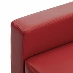 VidaXL Fauteuil Rouge Similicuir -Fauteuils Soldes image 6 288748
