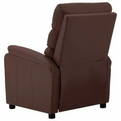 VidaXL Fauteuil inclinable Marron Similicuir -Fauteuils Soldes image 6 289684