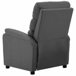 VidaXL Fauteuil inclinable Gris Similicuir -Fauteuils Soldes image 6 289685