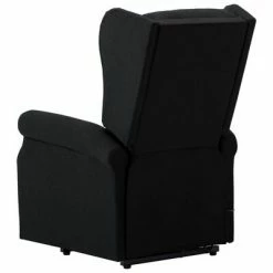 VidaXL Fauteuil inclinable Noir Tissu 13 VidaXL Fauteuil inclinable Noir Tissu -Fauteuils Soldes image 6 289732