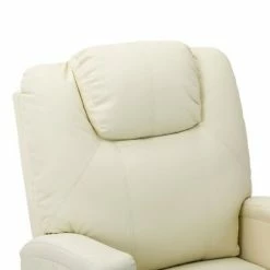 VidaXL Fauteuil inclinable Blanc crème Similicuir 13 VidaXL Fauteuil inclinable Blanc crème Similicuir -Fauteuils Soldes image 6 289751