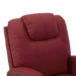 VidaXL Fauteuil inclinable Rouge bordeaux Similicuir 13 VidaXL Fauteuil inclinable Rouge bordeaux Similicuir -Fauteuils Soldes image 6 289754