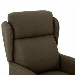 VidaXL Fauteuil inclinable Marron Tissu -Fauteuils Soldes image 6 289780