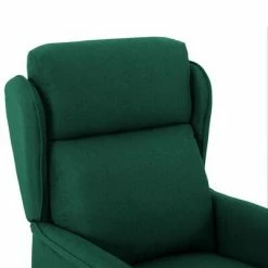 VidaXL Fauteuil inclinable Vert foncé Tissu 13 VidaXL Fauteuil inclinable Vert foncé Tissu -Fauteuils Soldes image 6 289782
