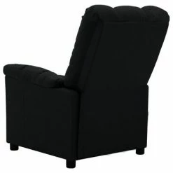 VidaXL Fauteuil inclinable Noir Tissu -Fauteuils Soldes image 6 289798