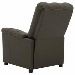 VidaXL Fauteuil inclinable Taupe Tissu -Fauteuils Soldes image 6 289804