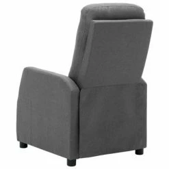 VidaXL Fauteuil inclinable Gris clair Tissu -Fauteuils Soldes image 6 289816