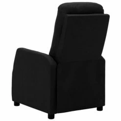 VidaXL Fauteuil inclinable Noir Tissu -Fauteuils Soldes image 6 289818