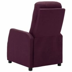 VidaXL Fauteuil inclinable Violet Tissu -Fauteuils Soldes image 6 289823