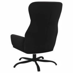 VidaXL Chaise de relaxation avec tabouret Noir Similicuir 13 VidaXL Chaise de relaxation avec tabouret Noir Similicuir -Fauteuils Soldes image 6 3097444