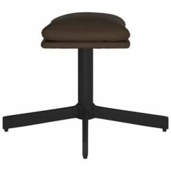 VidaXL Chaise de relaxation avec tabouret Marron Similicuir 13 VidaXL Chaise de relaxation avec tabouret Marron Similicuir -Fauteuils Soldes image 6 3097607