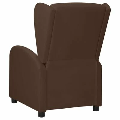 VidaXL Fauteuil inclinable releveur à oreilles Marron Similicuir 8 VidaXL Fauteuil inclinable releveur à oreilles Marron Similicuir – Image 6