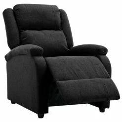 VidaXL Fauteuil inclinable électrique Noir Tissu -Fauteuils Soldes image 6 3098355