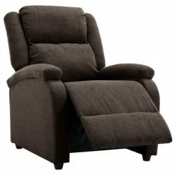 VidaXL Fauteuil inclinable électrique Marron foncé Tissu -Fauteuils Soldes image 6 3098357