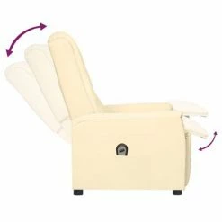VidaXL Fauteuil inclinable électrique Crème Similicuir 13 VidaXL Fauteuil inclinable électrique Crème Similicuir -Fauteuils Soldes image 6 3098599