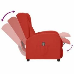 VidaXL Fauteuil inclinable électrique à oreilles Bordeaux Similicuir 13 VidaXL Fauteuil inclinable électrique à oreilles Bordeaux Similicuir -Fauteuils Soldes image 6 3098953