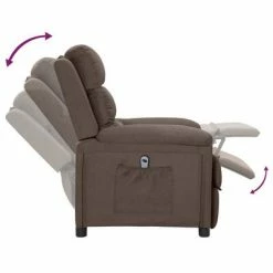 VidaXL Fauteuil inclinable électrique Taupe Tissu -Fauteuils Soldes image 6 3098971