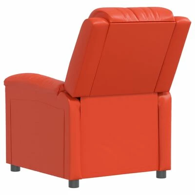 VidaXL Fauteuil inclinable électrique Rouge Similicuir 8 VidaXL Fauteuil inclinable électrique Rouge Similicuir – Image 6