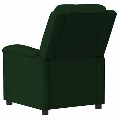 VidaXL Fauteuil inclinable électrique Vert foncé Velours 8 VidaXL Fauteuil inclinable électrique Vert foncé Velours – Image 6