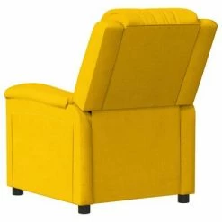 VidaXL Fauteuil inclinable électrique Jaune Velours -Fauteuils Soldes image 6 3099008