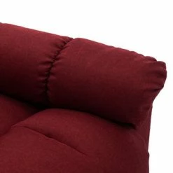 VidaXL Fauteuil inclinable Rouge bordeaux Tissu -Fauteuils Soldes image 6 3100343