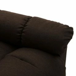 VidaXL Fauteuil inclinable Marron foncé Tissu -Fauteuils Soldes image 6 3100345