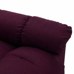 VidaXL Fauteuil inclinable Violet Tissu -Fauteuils Soldes image 6 3100347