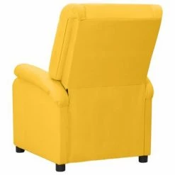 VidaXL Fauteuil inclinable électrique Jaune Tissu -Fauteuils Soldes image 6 3100365