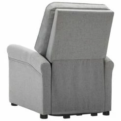 VidaXL Fauteuil inclinable Gris clair Tissu 13 VidaXL Fauteuil inclinable Gris clair Tissu -Fauteuils Soldes image 6 3100371