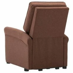 VidaXL Fauteuil inclinable Marron Tissu -Fauteuils Soldes image 6 3100373