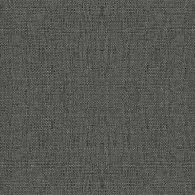 VidaXL Fauteuil avec tabouret Gris foncé Tissu 8 VidaXL Fauteuil avec tabouret Gris foncé Tissu – Image 6