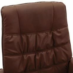 VidaXL Fauteuil inclinable avec repose-pied Marron Similicuir 13 VidaXL Fauteuil inclinable avec repose-pied Marron Similicuir -Fauteuils Soldes image 6 320119