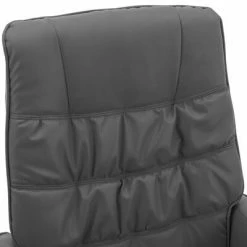 VidaXL Fauteuil inclinable avec repose-pied Gris Similicuir 13 VidaXL Fauteuil inclinable avec repose-pied Gris Similicuir -Fauteuils Soldes image 6 320120