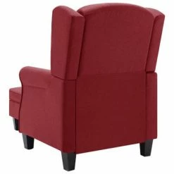 VidaXL Fauteuil avec repose-pied Rouge bordeaux Tissu 13 VidaXL Fauteuil avec repose-pied Rouge bordeaux Tissu -Fauteuils Soldes image 6 320154