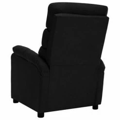VidaXL Fauteuil inclinable Noir Tissu -Fauteuils Soldes image 6 321218
