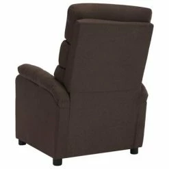 VidaXL Fauteuil inclinable Marron Tissu 13 VidaXL Fauteuil inclinable Marron Tissu -Fauteuils Soldes image 6 321220