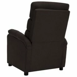 VidaXL Fauteuil inclinable Marron foncé Tissu 13 VidaXL Fauteuil inclinable Marron foncé Tissu -Fauteuils Soldes image 6 321221