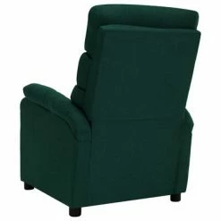 VidaXL Fauteuil inclinable Vert foncé Tissu -Fauteuils Soldes image 6 321222