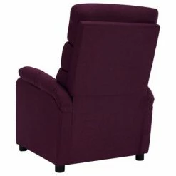 VidaXL Fauteuil inclinable Violet Tissu -Fauteuils Soldes image 6 321223