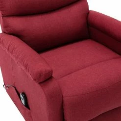 VidaXL Fauteuil inclinable Rouge bordeaux Tissu 13 VidaXL Fauteuil inclinable Rouge bordeaux Tissu -Fauteuils Soldes image 6 321239